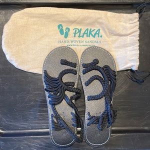 Plaka hand woven sandals